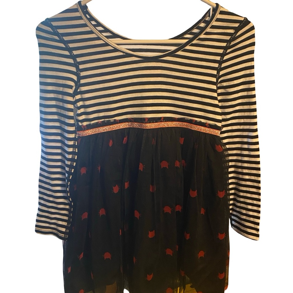 Halloween dress with pumpkin accents NWOT